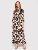 Sukienki - YAS Sukienka koszulowa Savanna 26022663 Beżowy Regular Fit - miniaturka - grafika 1