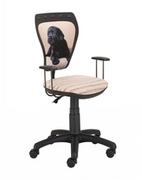 Krzesełka i taborety dla dzieci - Krzesło Ministyle Black Labrador dla dziecka do nauki przy biurku - miniaturka - grafika 1