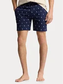 Piżamy męskie - Polo Ralph Lauren Szorty piżamowe 714965505004 Granatowy Slim Fit - miniaturka - grafika 1