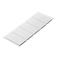 Meble modułowe i akcesoria - Hettich Podkładki antypoślizgowe zestaw Eva białe 5szt 40x90 - miniaturka - grafika 1