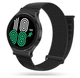 Samsung Braders Pasek Nylon do Galaxy Watch 4 40 / 42 / 44 / 46 mm Black - Akcesoria do smartwatchy - miniaturka - grafika 1