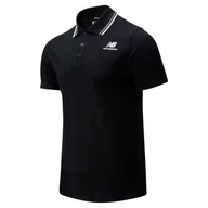 Koszulki sportowe męskie - Koszulka New Balance MT01983BK - czarna - miniaturka - grafika 1