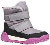 Buty dla dziewczynek - Geox J TREKKYUP Girl B AB Ankle Boot, szare/fioletowe, 29 EU, Szary Purple, 29 EU - miniaturka - grafika 1