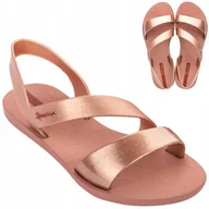 Sandały damskie - Sandały damskie Sportowe Ipanema Vibe Płaskie Eleganckie Wygodne Różowe 37 - miniaturka - grafika 1