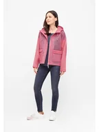 Kurtki i kamizelki sportowe damskie - Derbe Kurtka przeciwdeszczowa w kolorze różowym - miniaturka - grafika 1