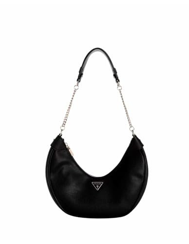 GUESS Fedora Hobo damska torba na ramię, czarna, czarny, jeden rozmiar