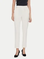 Spodnie damskie - Vero Moda Chinosy Maya 10225280 Beżowy Regular Fit - miniaturka - grafika 1