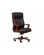 Fotele i krzesła biurowe - bemondi Fotel skórzany AMBASSADOR brązowy - miniaturka - grafika 1