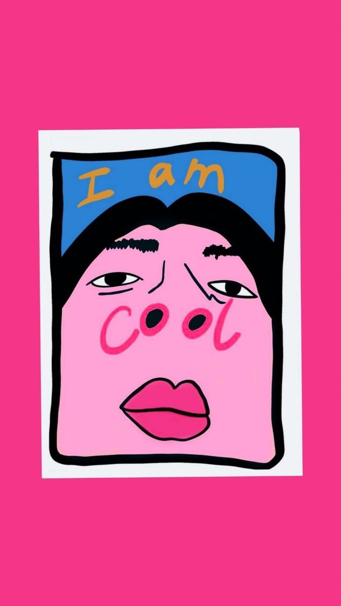 PODKŁADKA POD MYSZ Z Nadrukiem 22x18 cm I AM COOL ART Vintage Tekst Prezent