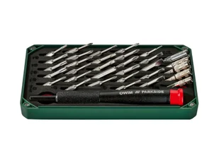 PARKSIDE® Zestaw 33 wkrętaków precyzyjnych lub zestaw 5 szczypiec precyzyjnych (Zestaw wkrętaków precyzyjnych) - Zestawy narzędziowe - miniaturka - grafika 1