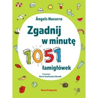 Literatura popularno naukowa dla młodzieży - Zgadnij w minutę. 1051 łamigłówek - miniaturka - grafika 1