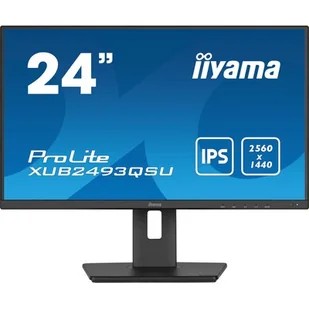 IIYAMA 23.8 cala XUB2493QSU-B5 IPS,QHD,HDMI,DP,HAS150mm,2x2W,USB3.0 - Monitory - miniaturka - grafika 1