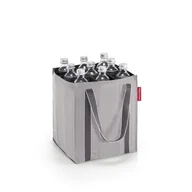 Torby i wózki na zakupy - Torba bottlebag, herringbone grey RZJ7074 - miniaturka - grafika 1