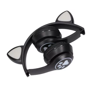 EXTRALINK KIDS CAT EARS BLACK - Słuchawki - miniaturka - grafika 3