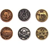 Gry planszowe - Zestaw 3 Rzymskich Metalowych Monet - miniaturka - grafika 1
