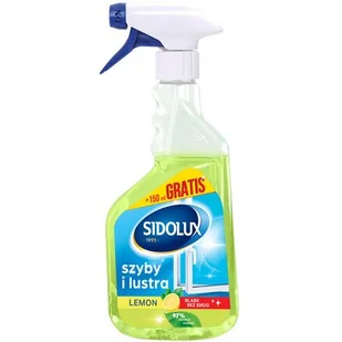 Płyn do mycia szyb SIDOLUX Crystal Cytryna 650 ml - Środki do podłóg i mebli - miniaturka - grafika 1