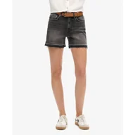 Spodenki damskie - Spodenki damskie Superdry Vintage Mid Rise jeansowe shorty-W26 - miniaturka - grafika 1