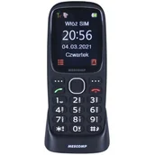 Telefony komórkowe - Mescomp MT-180 Hektor Czarny - miniaturka - grafika 1