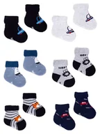 Skarpetki damskie - Skarpety niemowlęce frotte kolorowe 6PAK 6-9 miesięcy YOCLUB - miniaturka - grafika 1