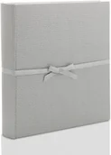 Albumy fotograficzne - Album ślubny wklejany Unique Srebrny XL (tradycyjny 60 kremowych stron) - miniaturka - grafika 1