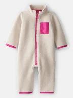 Pajacyki dla niemowląt - carter's Kombinezon polarowy w kolorze beżowym - miniaturka - grafika 1