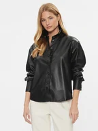 Koszule damskie - Vero Moda Koszula Sof 10300009 Czarny Regular Fit - miniaturka - grafika 1