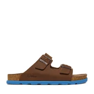 Klapki i japonki męskie - Klapki Rieker CEO-21190-28 Brązowy - miniaturka - grafika 1