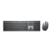 Zestawy myszka + klawiatura - DELL KM7321W klawiatura Dołączona myszka Biuro RF Wireless + Bluetooth QWERTY British English Szary, Tytan - miniaturka - grafika 1