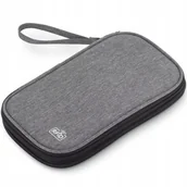 Etui na dokumenty i karty - PORTFEL PODRÓŻNY organizer wakacyjny z przegródkami OCHRONA RFID - miniaturka - grafika 1