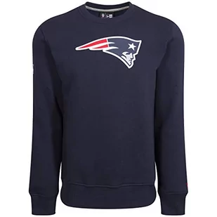 New Era Crew Neck NFL bluza męska z logiem New England Patriots, niebieski, L 11073796-Blue - Bluzy męskie - miniaturka - grafika 1