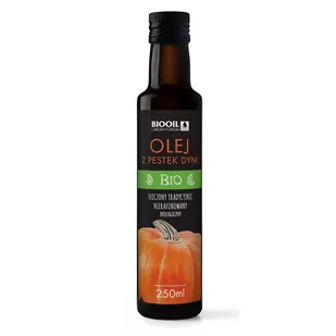 BIOOIL (oleje i oliwy) OLEJ Z PESTEK DYNI NIERAFINOWANY BIO 250 ml - BIOOIL BP-5907722375346 - Olej spożywczy - miniaturka - grafika 1