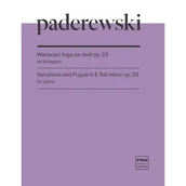 Podręczniki dla szkół zawodowych - Paderewski Wariacje i fuga es-moll Op.23 na fortepian - miniaturka - grafika 1