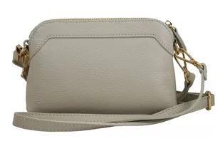 Mała torebka wizytowa skórzana - Beżowa jasna - Torebki damskie - miniaturka - grafika 4