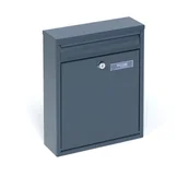 Skrzynki na listy - Skrzynka pocztowa na listy COMO, antracytowa - miniaturka - grafika 1