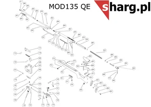 Śruba mocująca kabłąk przednia Hatsan MOD 33 - 155, Dominator 200, Striker, Proxima (777) - Osprzęt do wiatrówek - miniaturka - grafika 28