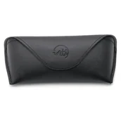 Akcesoria do okularów - Skórzane etui na okulary zamykane na magnes - miniaturka - grafika 1