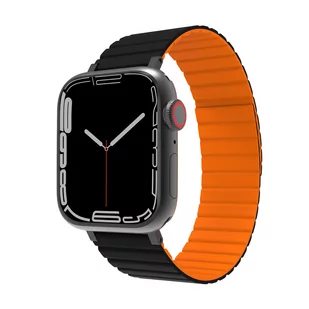 Apple Jcpal Pasek JCPal FlexForm do Watch Band Black/Orange 38/40/41mm JCP6283 - Akcesoria do smartwatchy - miniaturka - grafika 1