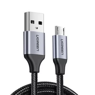 UGREEN Kabel USB do Micro USB US290 3m czarny) - Kable USB - miniaturka - grafika 1