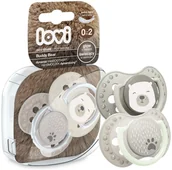 Smoczki uspokajające - LOVI MINI SMOCZEK DYNAMICZNY ORTODONTYCZNY 2szt. 0-2 m - miniaturka - grafika 1