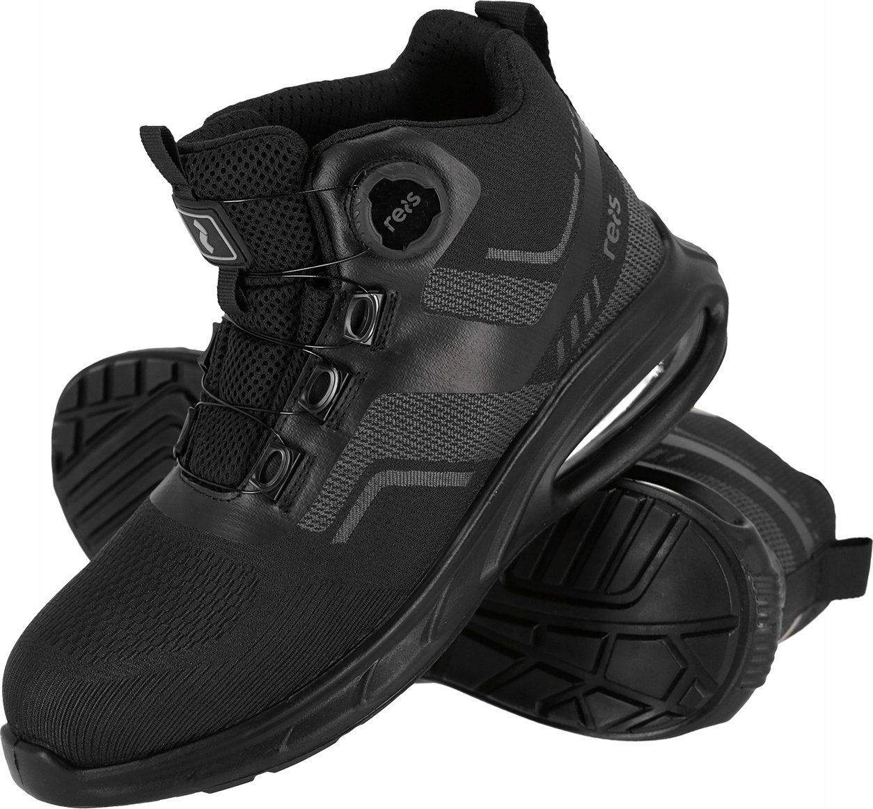 Trzewik but bezpieczny podnosek dziany materiał tekstylny żywica termoutwardzalna podeszwa antypoślizgowa wkładka antyprzebiciowa męskie BRWING-T S1PL SR FO 43