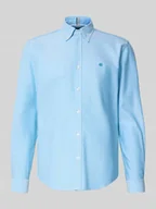 Koszule męskie - Koszula casualowa o kroju regular fit z czystej bawełny model ‘LIAM’ - miniaturka - grafika 1