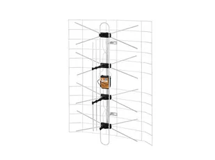 Antena siatkowa DIPOL 3DX kpl  ze wzmacniaczem i zasilaczem (MUX 8 ,polaryzajca pionowa) - Anteny TV - miniaturka - grafika 1