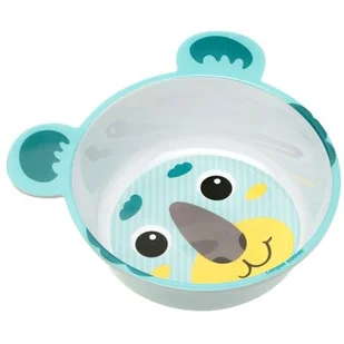 Canpol babies Canpol Miseczka antypoślizgowa z melaminy z uszami 4/520 Hello Lttle turkusowo-morski 43920 - Miseczki i talerzyki dla dzieci - miniaturka - grafika 1