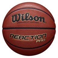 Koszykówka - Piłka WILSON REACTION PRO 295 BSKT WTB10137XB07 – Brązowy - miniaturka - grafika 1