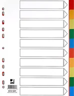 Szkolne artykuły papiernicze - Przekładki PP A4 11 kart - Q-Connect - miniaturka - grafika 1