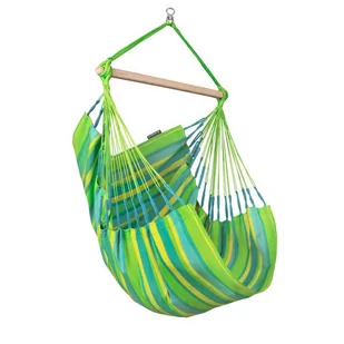 Fotel hamakowy La Siesta Domingo Basic Kolor: zielony - Fotele ogrodowe wiszące - miniaturka - grafika 1