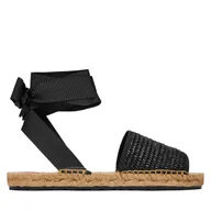 Espadryle damskie - Espadryle LOVE MOSCHINO JA16222G0OJR100A Czarny - miniaturka - grafika 1