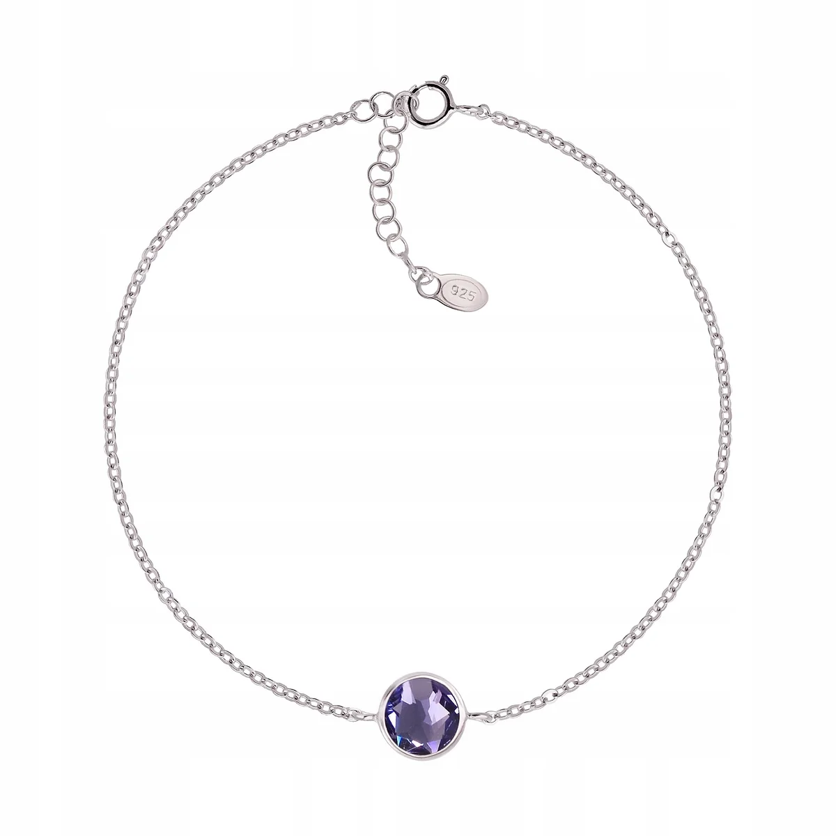 SREBRNA BRANSOLETKA 925 SWAROVSKI +