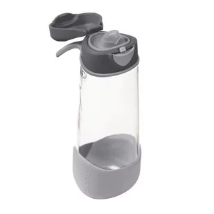 Sportowa butelka tritanowa 600 ml Graphite Grafitowa b.box - Butelki dla niemowląt - miniaturka - grafika 1