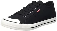 Sandały damskie - LEVIS FOOTWEAR AND ACCESSORIES CADYS Low, Sandały damskie, Full Black, 40 EU, czarny, złoty, srebrny, 40 EU - miniaturka - grafika 1